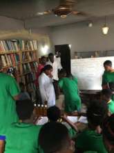 Participants Learning How to Make Liquid Soap