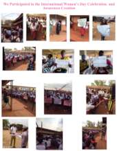 A Collage of International Women's Day Activities