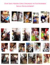A Collage of Safe Haven Girls' Skills Acquisition