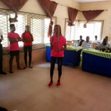 Maid Strong Girl Presenting at Ozalla Ezimo