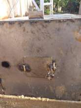 Our bore hole pump chamber when intact