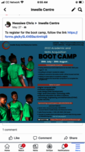 Boot Camp Announcement Flyer