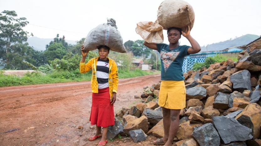 Relief Support for  Displaced  Cameroon Children