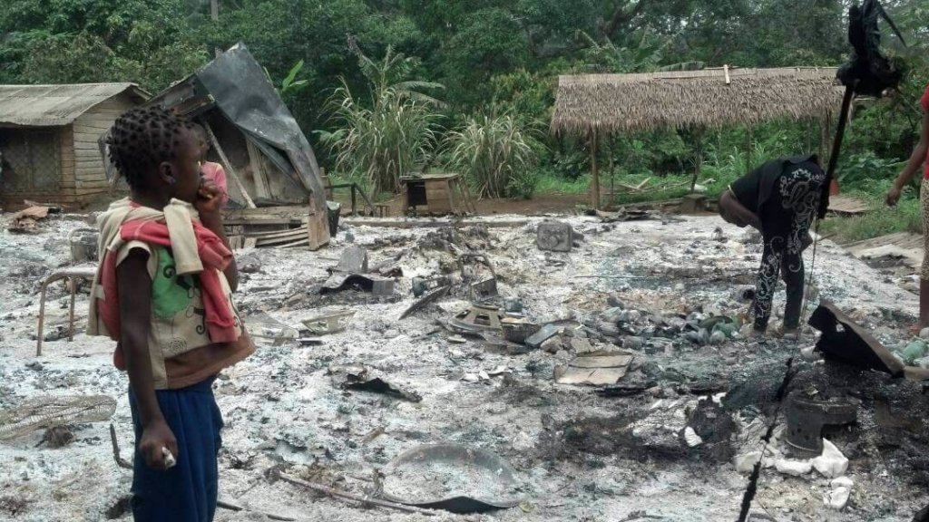 Relief Support for  Displaced  Cameroon Children