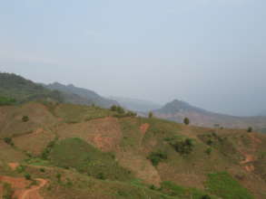 Degraded forest areas in Van Ho District