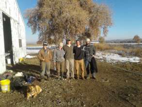 MFW team members (& Lula the canine) at day's end.