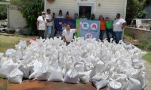Sandbag Filling Team