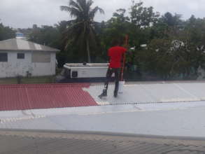 Coating the roof