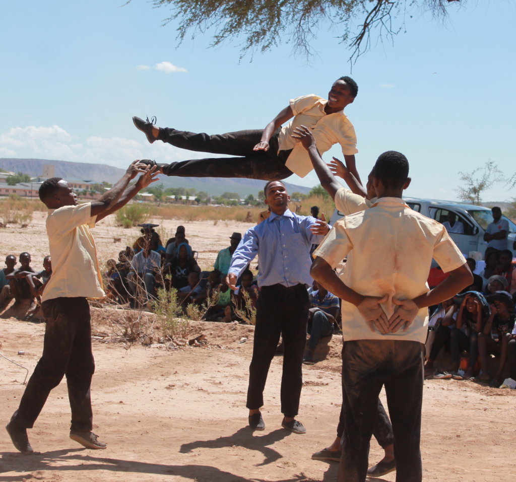 Educate 40000 Namibian teenagers on HIV using Arts