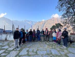 Family reunification in remote mountain village