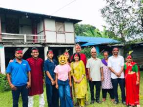 Festival celebration with relatives/families