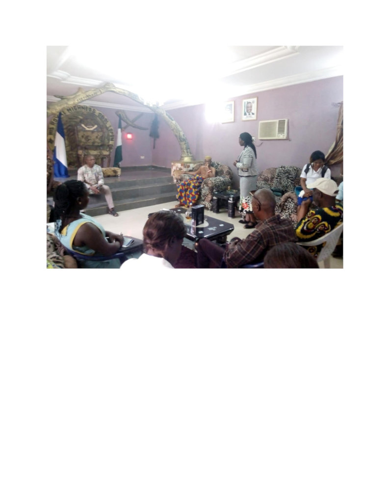 Improving maternal/new born health in Cross River