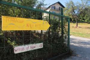 Wings of hope entrance.