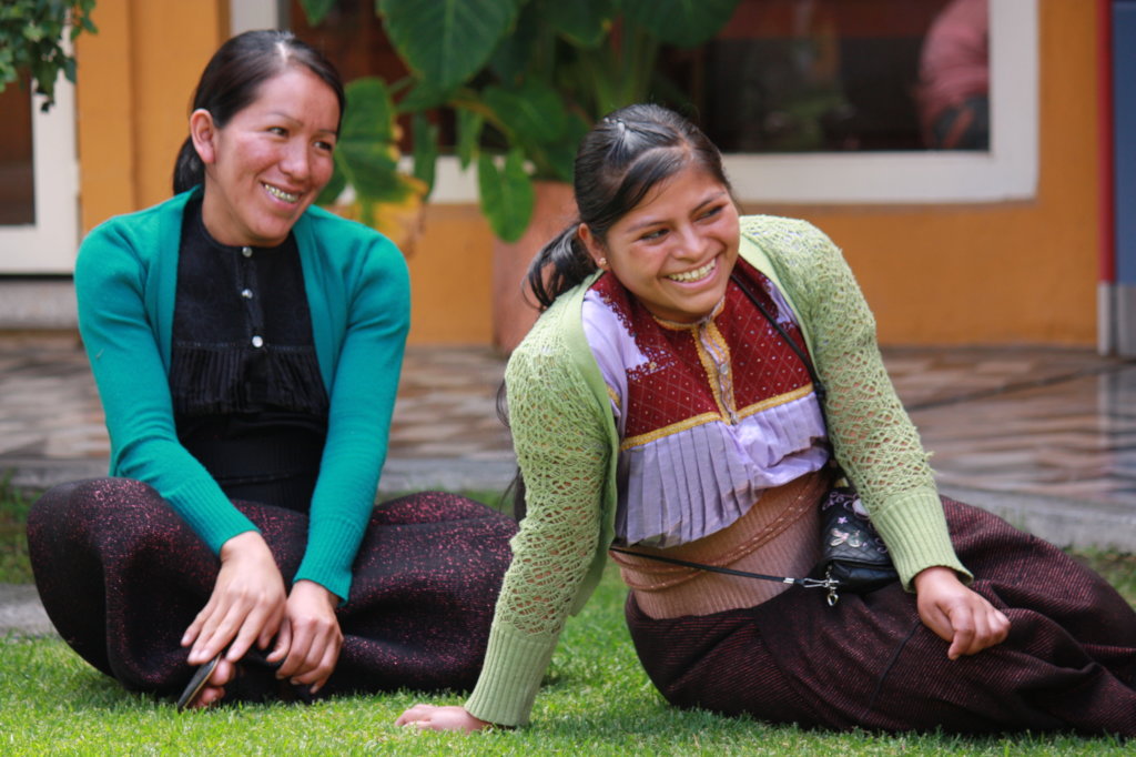 Young women artisans participate in a workshop