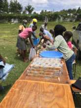 Food distribution for widows