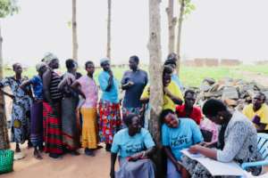 Loan disbursement in post-war villages
