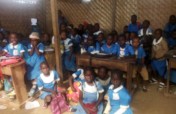 Provide one classroom bench for 2 kids in Cameroon