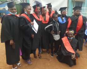 graduates from the hairdressing group