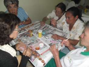 Craft workshops with recycling