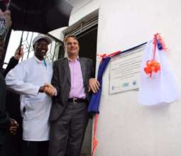 Opening of Steven's wine processing facility
