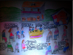 Poster on promoting a culture of peace