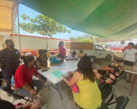 Women from  Colotepec, Oaxaca in training