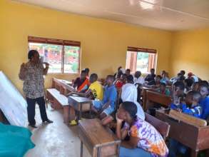 School management addressing students