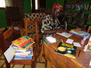 Restore Hope principal tutor prepares lesson