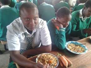 Lunchtime at Mahiga Hope High