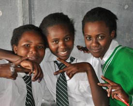 9th graders (form one) at Mahiga Hope High