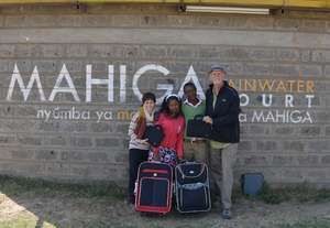 Caroline,Boniface, laptops & bags, off to college!
