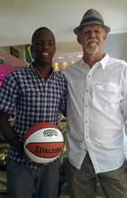 Turk and George Abrahams, basketballer at USIA