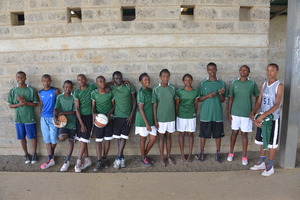 Championship Mahiga girls and boys basketball team