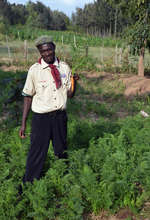 Samuel grows a mean carrot