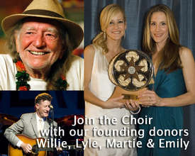 Willie, Lyle, Martie and Emily