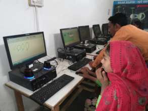 Computer lab in Government school
