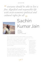 Support Sachin's Participation in the Fellowship