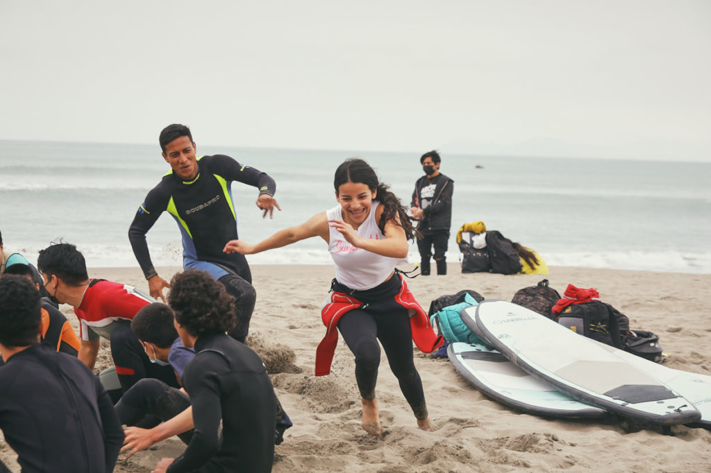 Support disadvantage children through Surf Therapy