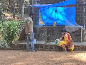 Water sample collecting from nearby openwells