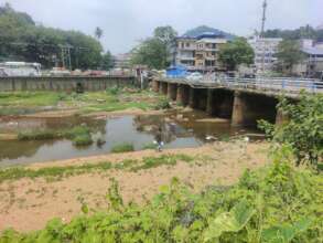 Drainage opening into Manimala River
