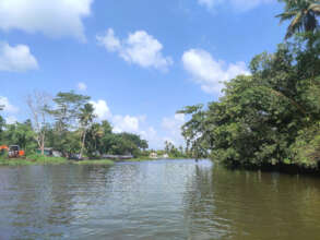 River after cleaning