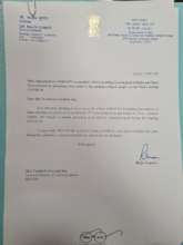 Letter of Appreciation