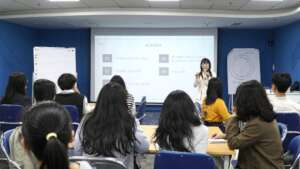 The training course "Becoming a leader".