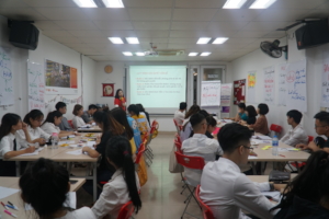 Training course with the topic "Managing goals"