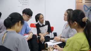 Students discussed in the training