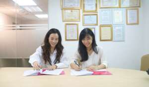 The signing ceremony of MOU
