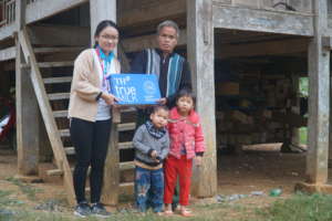 Students participated in the charity program
