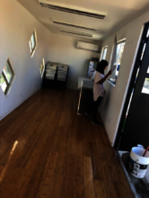 Window Cleaning in the Trades Training Room