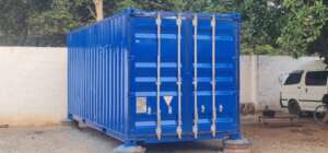 Container that will house solar equipment