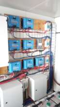 Smart controllers connected to solar panels